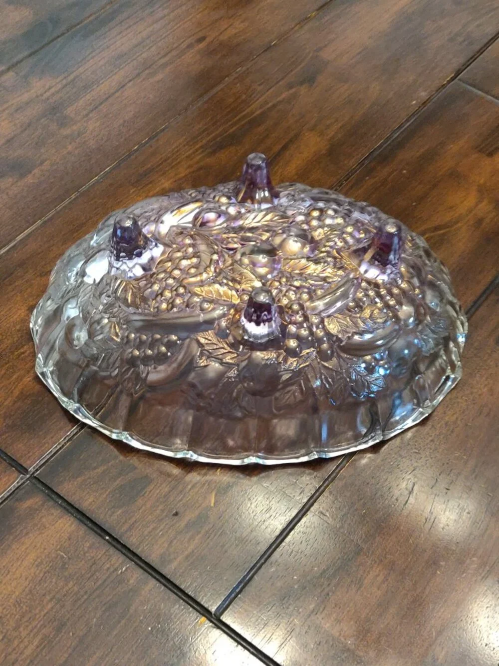 Indiana Glass Vintage Pink Glass Footed Oval Fruit Bowl